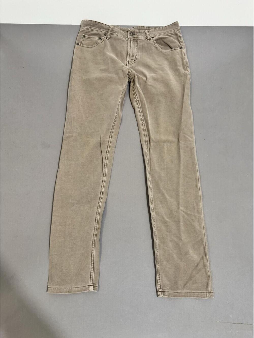 The Normal Brand Pants Mens 32 Slim Taupe Comfort Terry Stretch Chino Casual